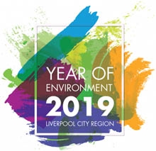 Logo for the Year of the Environment 2019: Liverpool City Region initiative