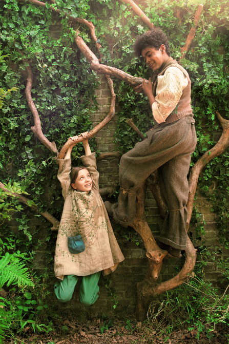 Dixie Egerickx and Amir Wilson in the 2020 adaptation of The Secret Garden