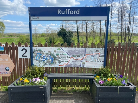 Rufford Station sign 