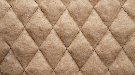 BioPuff - cream coloured fluffy padded textile