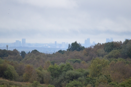 Manchester skyline at Longworth Clough