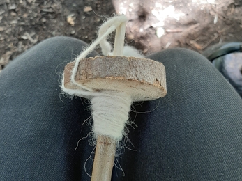 Wool spinning
