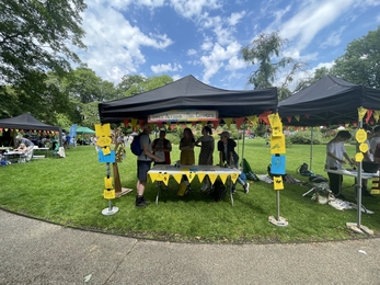 Stall at Manchester Festival of Nature