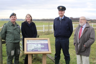 War Tribute at Freshfield Dune Heath Nature Reserve