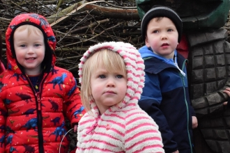 Children on a Nature Tots session at Brockholes Nature Reserve in Preston