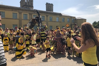 Bee parade in Heaton Park