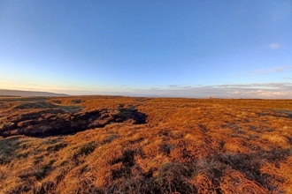An upland expanse of peat in the Forest of Bowland