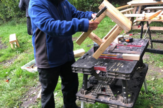 Sean woodworking