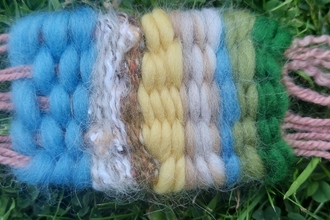 Stick Weaving at Heysham 