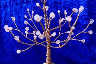 Gemstone Tree - hand crafted by Fern Nicholas