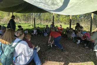 The Hive seating circle 
