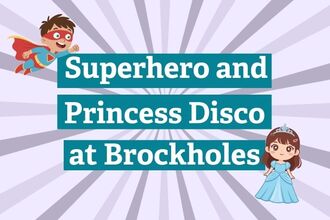 Superhero and princess disco at Brockholes. 