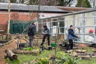 Volunteers at the Greenhouse