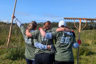 Gorilla Glue Corporate Conservation Day at Brockholes 