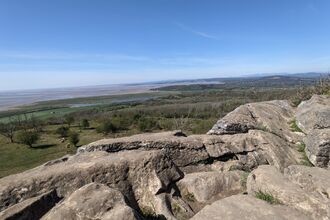 View from the top of Warton Crag