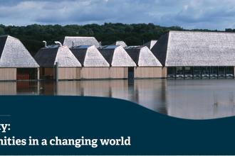 An image of Brockholes Nature Reserve by Ioana Marinescu, overlaid with the event title