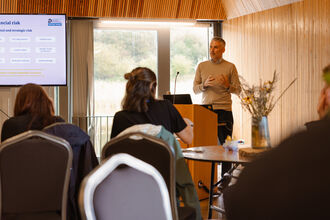Andy Meek presenting at the Nature Works Event 2026 