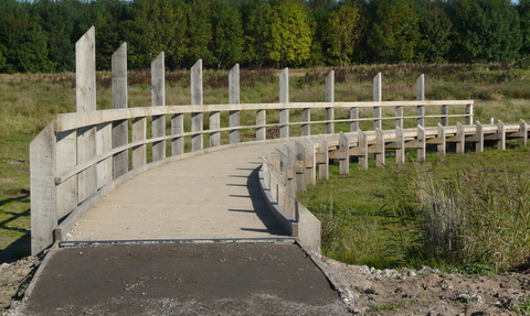 Contracts team Brockholes boardwalk