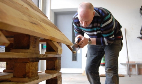 men in sheds
