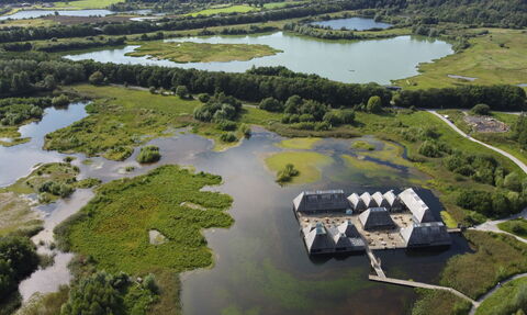 An aerial view of Brockholes