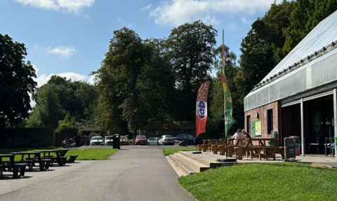 The café at Moss Bank Park 