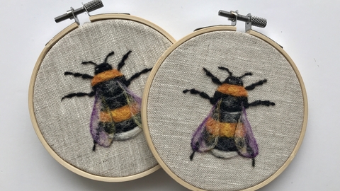 Needle felting