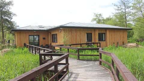The new Visitor Centre at Mere Sands Wood