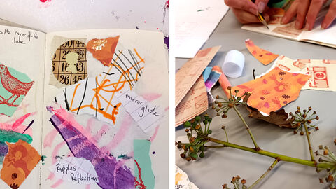 Nature Art Journaling at Heysham Nature Reserve