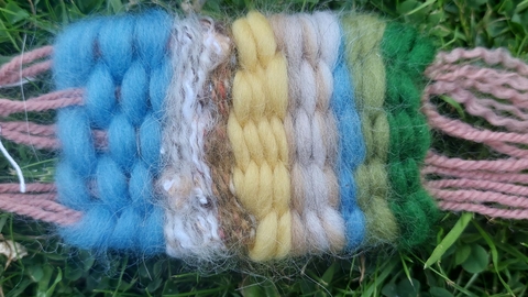 Stick Weaving at Heysham 
