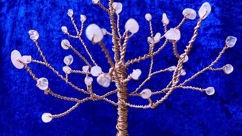 Gemstone Tree - hand crafted by Fern Nicholas