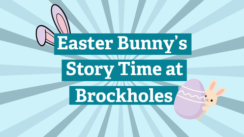 Easter bunny's story time at Brockholes