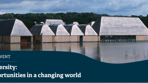 An image of Brockholes Nature Reserve by Ioana Marinescu, overlaid with the event title