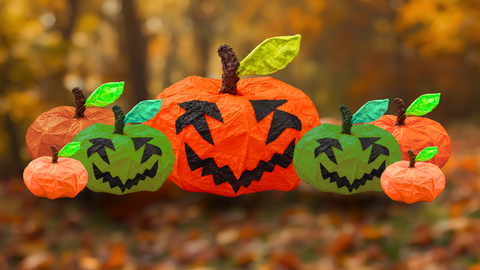 Wire pumpkins