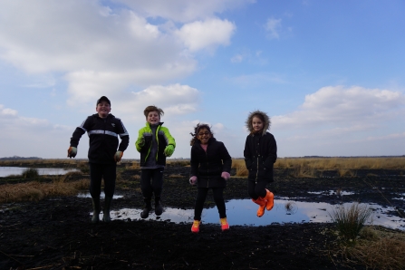 Bog Hop event on Little Woolden Moss