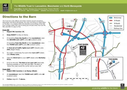 Directions to The Barn