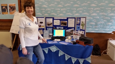 Louise Bentley of the Bolton & Bury Swifts Group (BBSG) raising awareness about these special birds