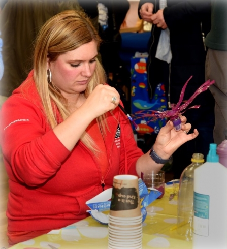 Amy Pennington of Lancashire Wildlife Trust at the Litter Critters workshop