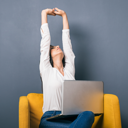 Stretching image from Canva