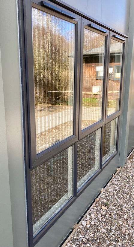 Avisafe glass at Mere Sands Wood 