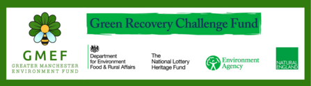 The logos of organisations contributing to the Green Recovery Challenge Fund