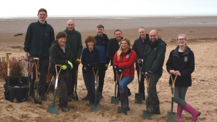 Fylde Sand Dunes Project Volunteers ©Brian Jones