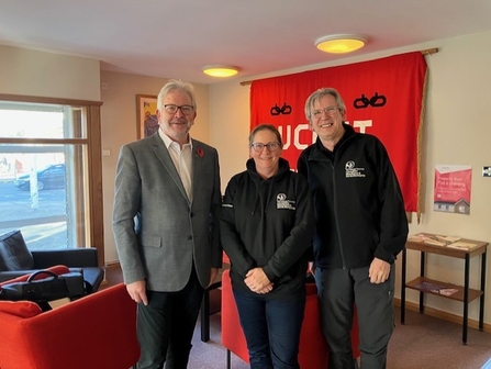 Peter Dowd MP with Fiona and Dave