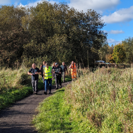 A group setting off to help conserve water voles and their homes