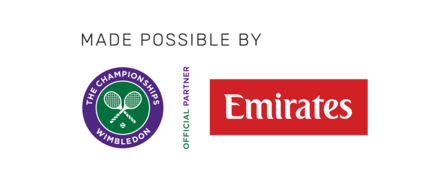 Wimbledon and emirates logos