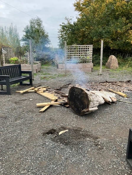 Fire at Pan's Garden by Sam Coggin
