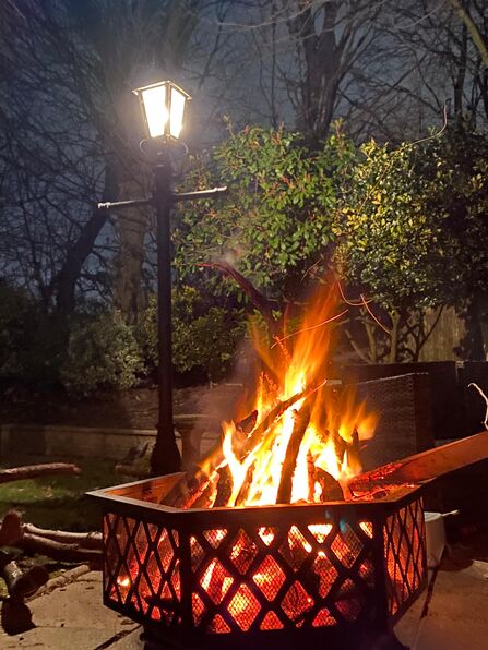 Our new year’s campfire 