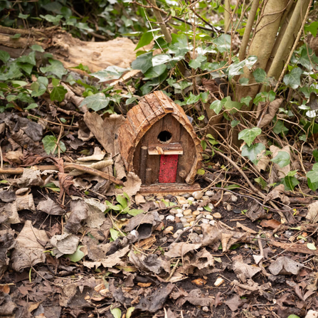 Fairy house at Foss Island Fairy Trail
