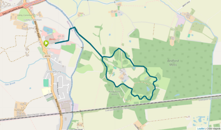 Bents to Windy Bank Woods map