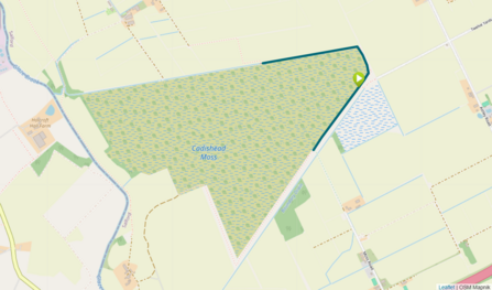 Little Woolden Moss trail map
