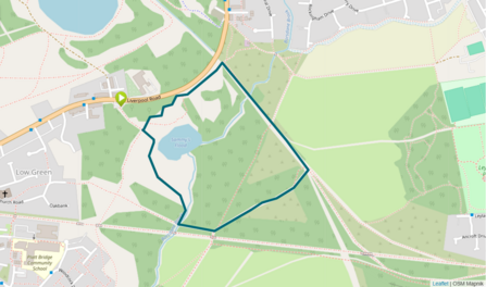 Family Loop at Low Hall map